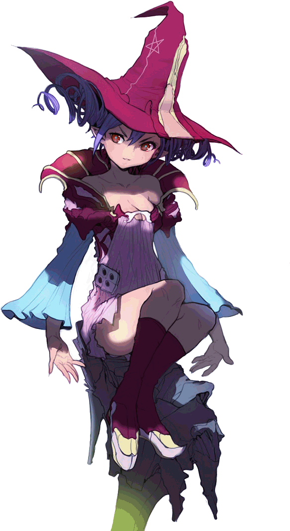 I Got This From Zerochan - Witch Girl Anime Witch (650x1138)