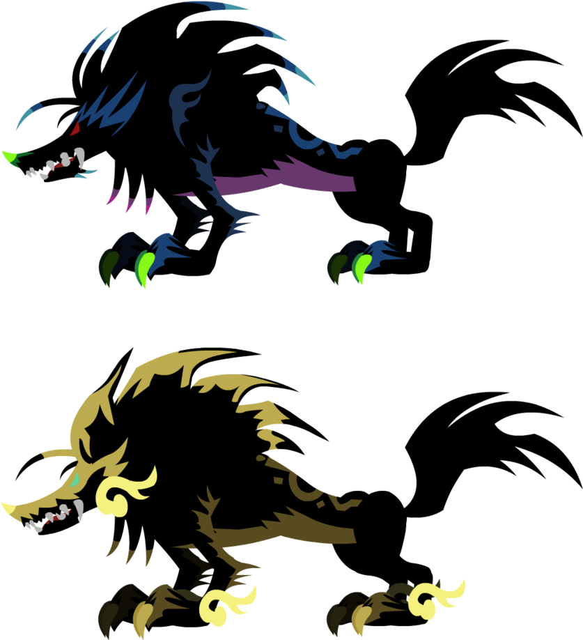 Fenrir And Thunder Lion By Topaz The Crosscat73 - Illustration (848x943)