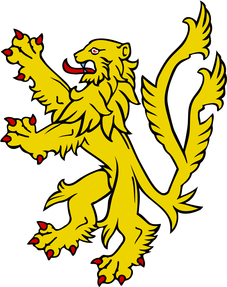 Lion Rampant - Royal Banner (819x1024)