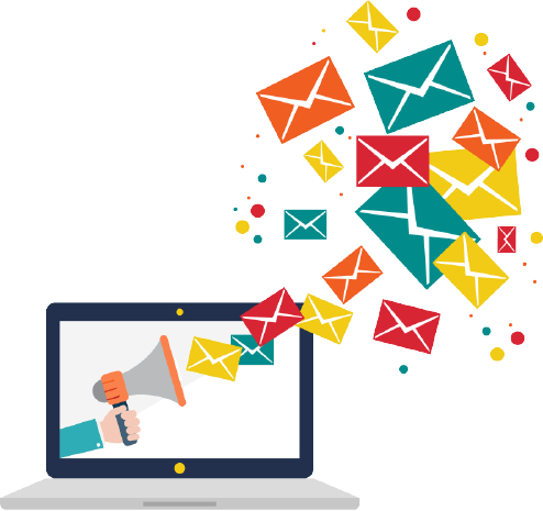 Email Marketing - Sms Png (494x465)