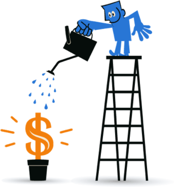 Ss Nurture Email Icon - Ladder With Men (343x369)