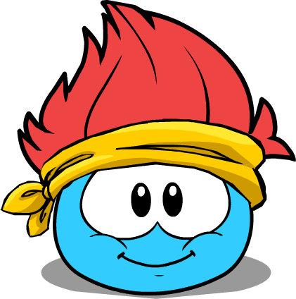 Surf Swoop In Puffle Interface - Sensei Hat Club Penguin (421x424)