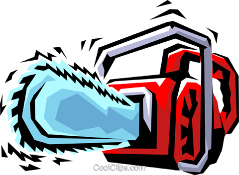 Chainsaw Livre De Direitos Vetores Clip Art Ilustração - Бензопила Png (480x352)