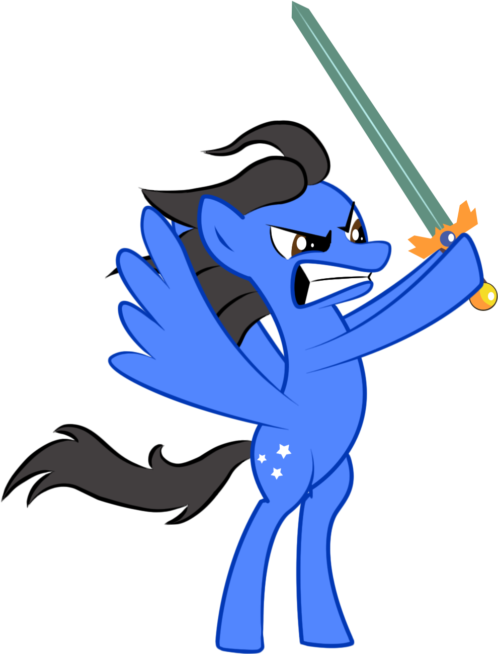 Post 37 0 92294700 1318058875 Thumb - Pony Holding A Sword (1011x1330)