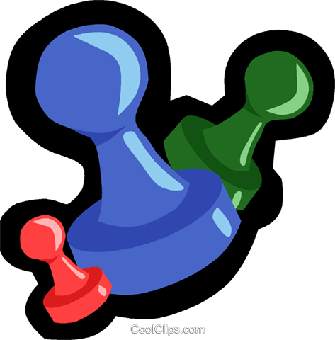 Chess Pieces Royalty Free Vector Clip Art Illustration - Logo Board Game (473x480)