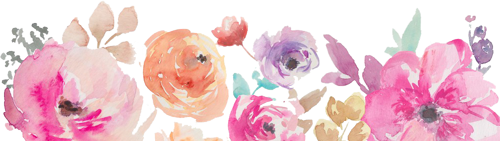 Png Pack Vine Flower 7pngs By Jangkarin On Deviantart - Watercolor Flower Border Png (1000x341)