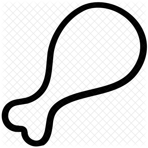 Chicken Leg Icon - Chicken Leg Icon (512x512)