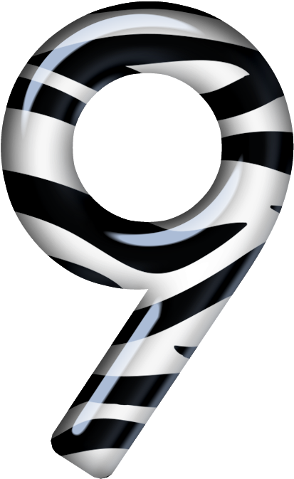 Zebra Printanimal - Alphabet (432x692)