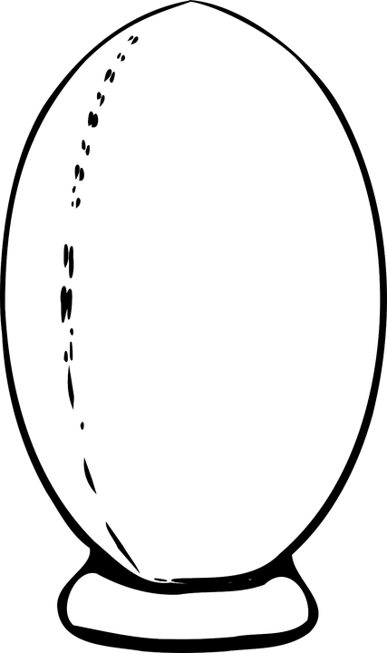 Rugby Ball Clipart American Football - Rugby Ball Clipart (427x720)