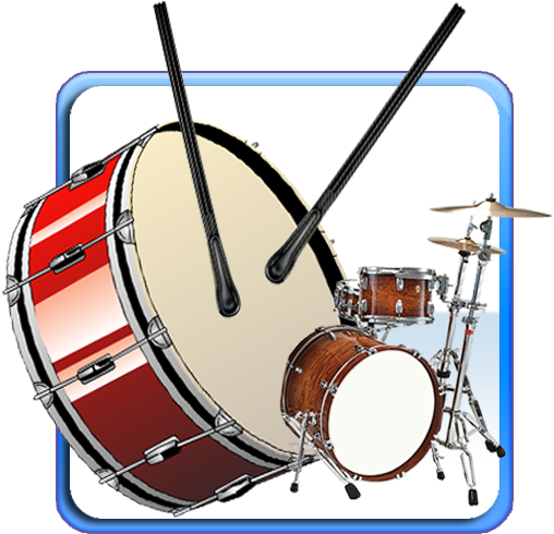 Bass Drum Shower Curtain (512x512)