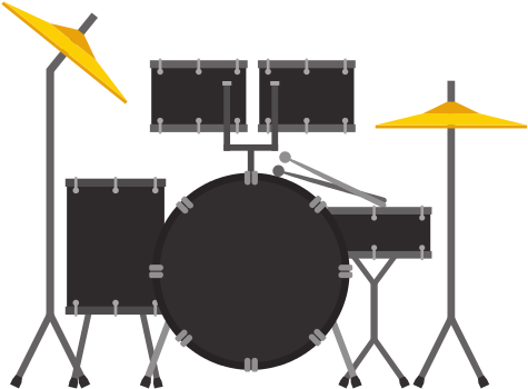 Drums - Vector Graphics (550x485)