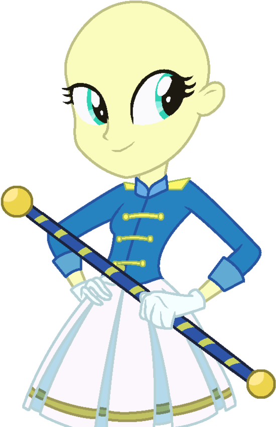 Drum Major [base 10] By Herculiies - Mlp Eg Base Ms Paint (600x919)