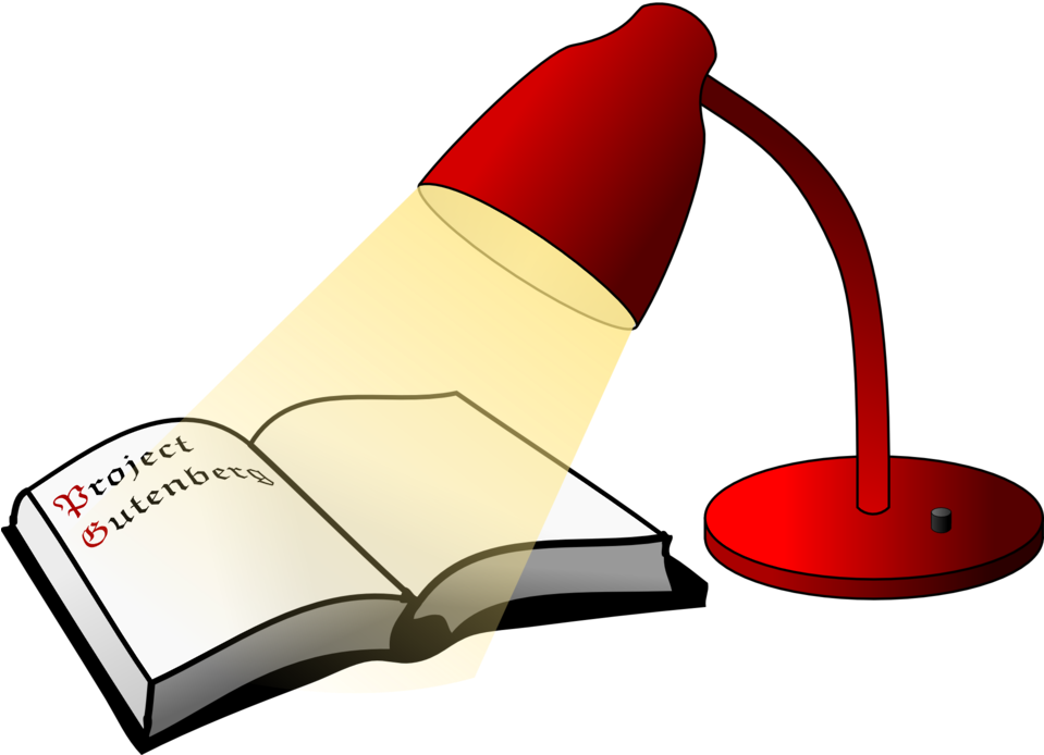 Book And Light - Light Clipart (958x703)