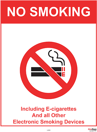 Hawaii No-smoking Poster - California No Smoking Poster (374x450)