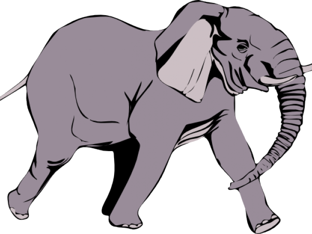 Elephant Clipart Vector - Hathi Aur Chiti Jokes In Hindi (640x480)