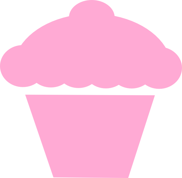 Cupcake Clip Ar - Cupcake Outline Clip Art (600x586)
