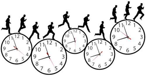 Best Time Of The Day To Bid On Dealdash - Past Present Future Drawing (500x260)