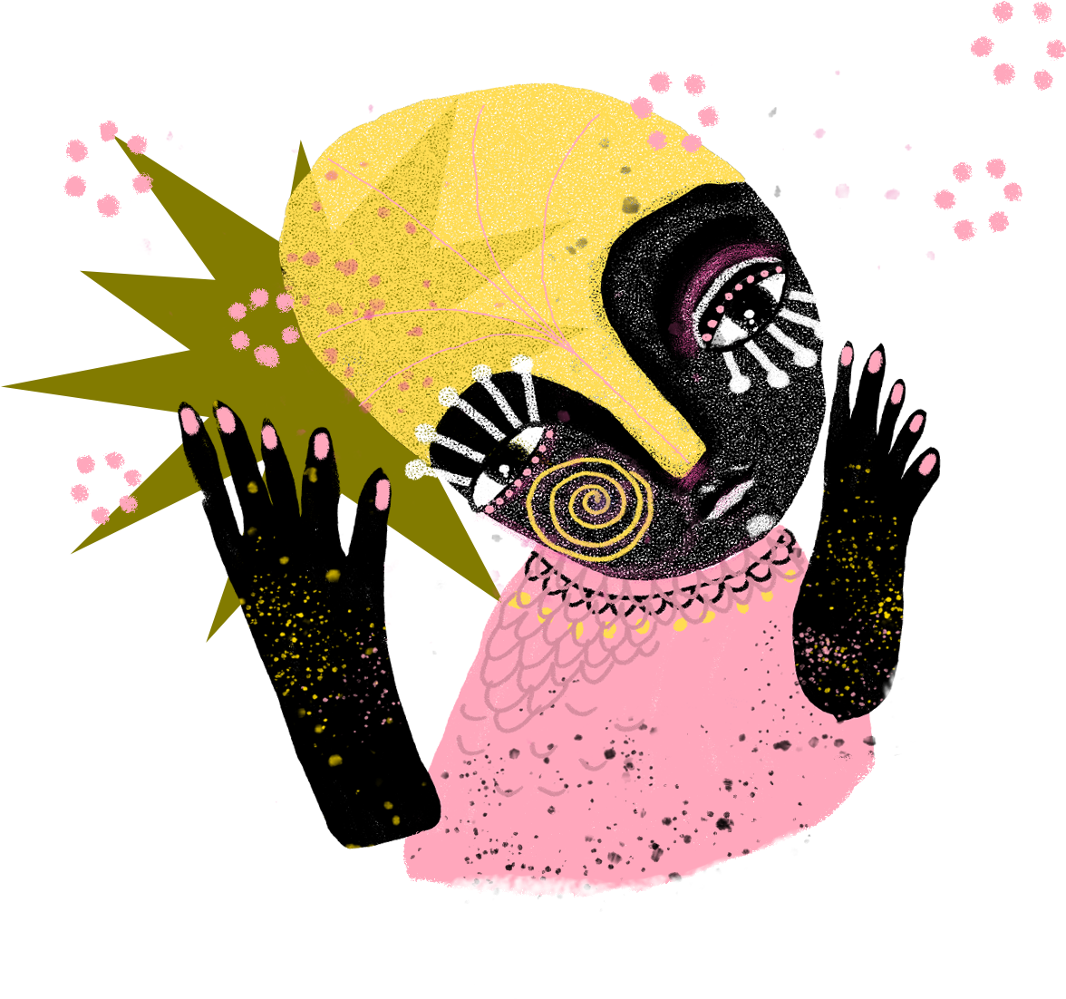 Girl Tea - Cartoon (3508x2480)