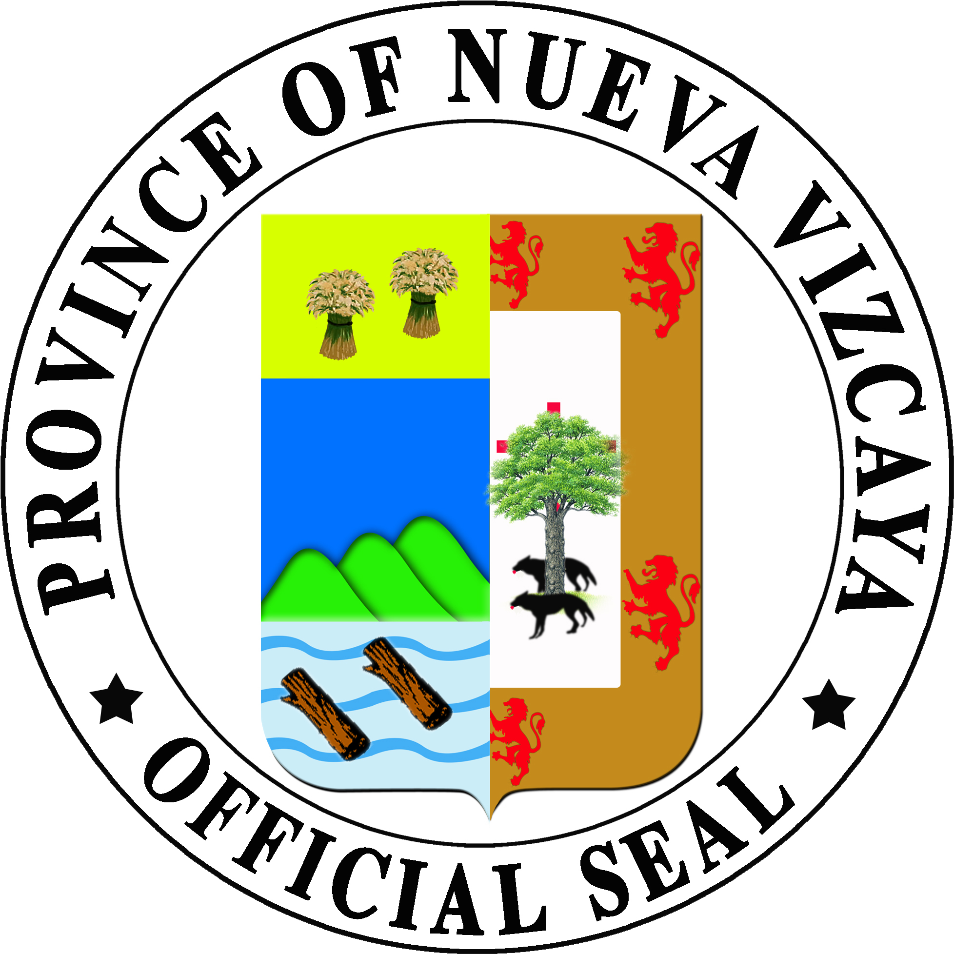 Nuevavizcaya Official Seal - Province Of Nueva Vizcaya Logo (2043x2037)