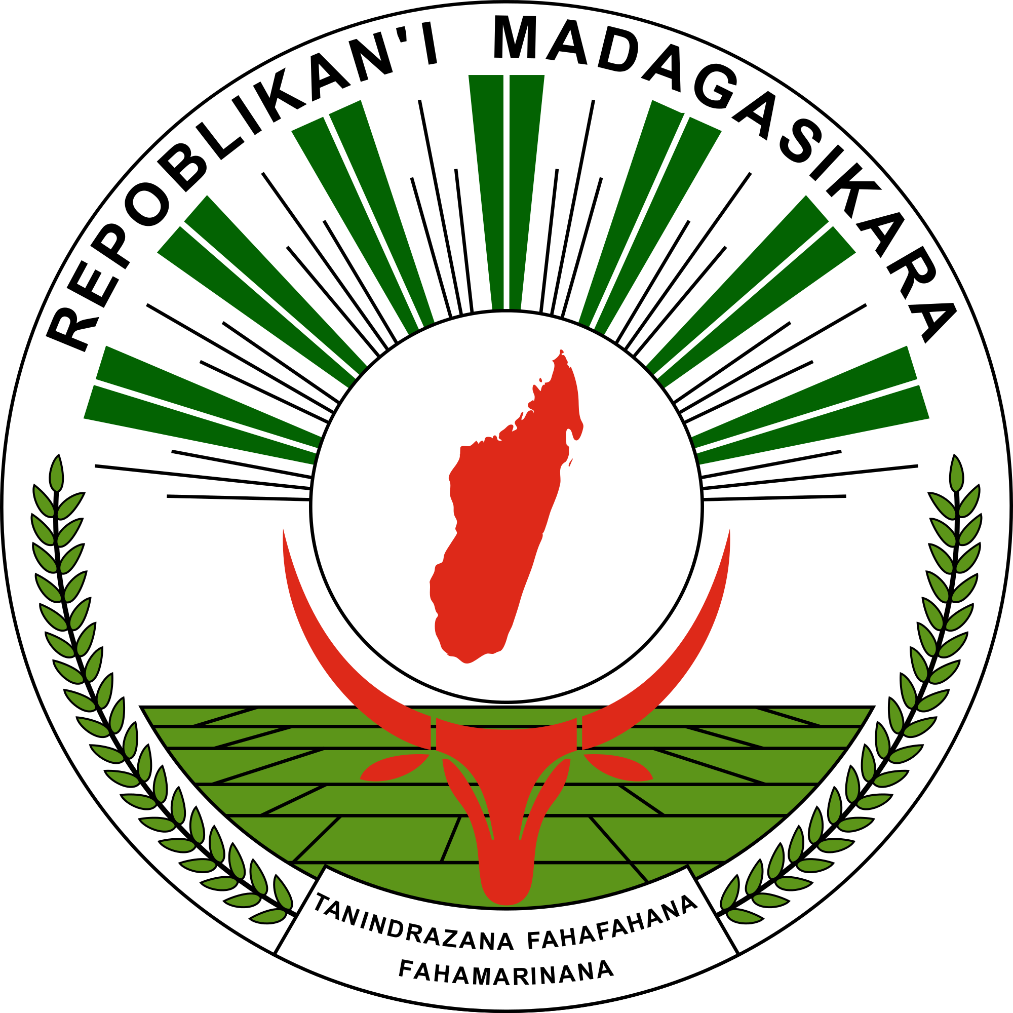 Open - Madagascar Coat Of Arms (2000x2000)