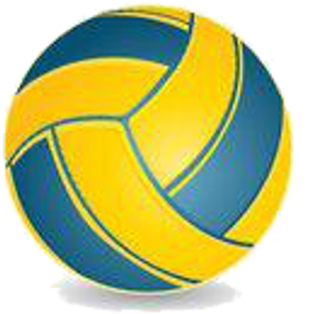 Beach Volleyball Clip Art - Water Polo Ball Clip Art (512x512)