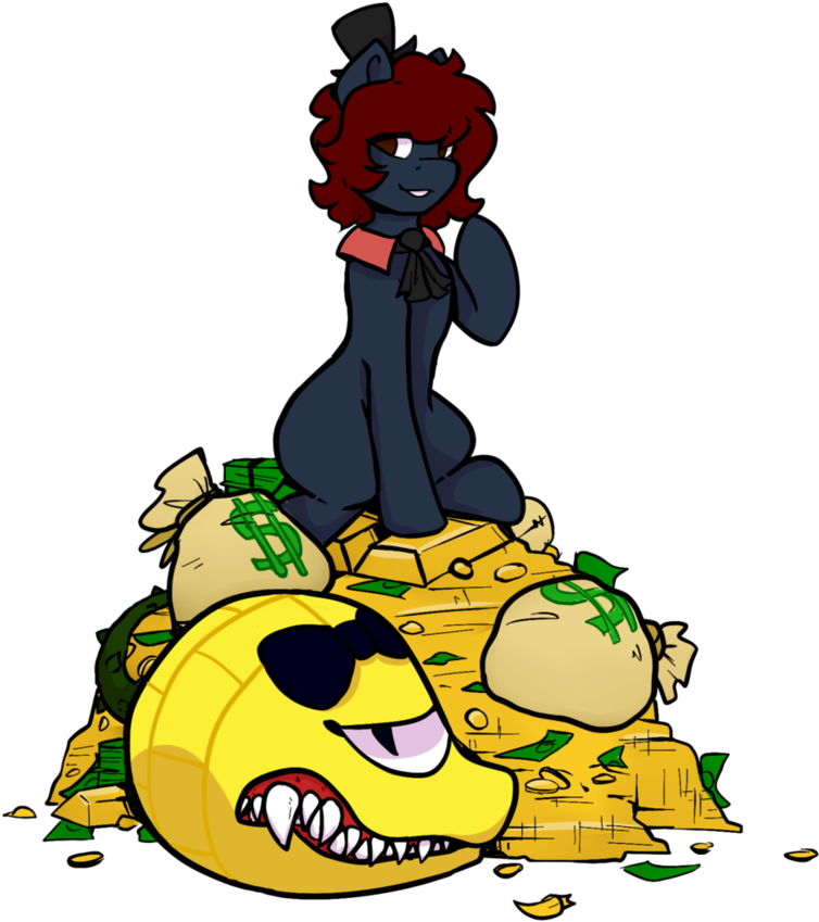 Flawless And Jackpot By Delerior-hub - Cartoon (857x932)