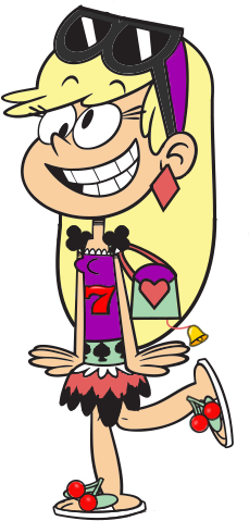 Barbara Jackpot Loud By Greasy-lucarioyun - Leni Loud (550x510)