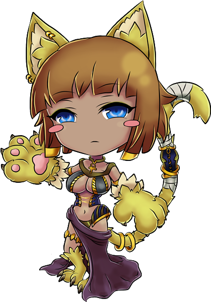 Bastet The Sphinx Monster Girl Encyclopedia By Gabrilux-d9xd9nn - Monster Girl Encyclopedia Sphinx (532x609)