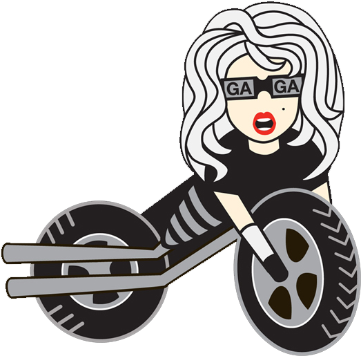 Btw Usb Gagacycle Png By Cdcoverscreations - Lady Gaga The Fame Usb (577x538)