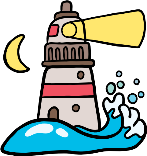 Lighthouse Free Icon - Cartoon (512x512)