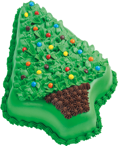 Christmas Tree Ice Cream Cake - Christmas Tree (600x600)