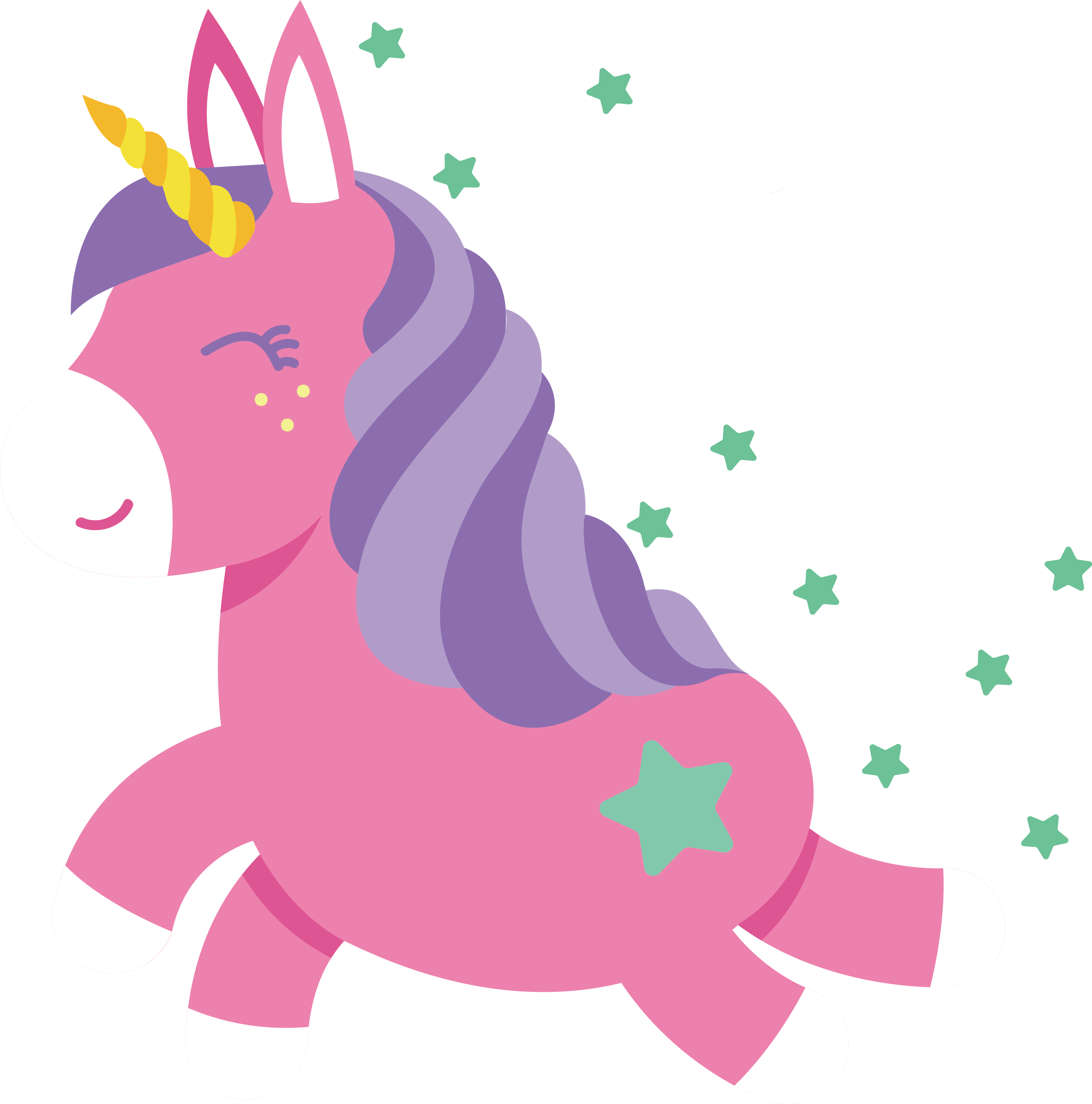 Invisible Pink Unicorn - Fundo Unicornio Vector (2892x2922)