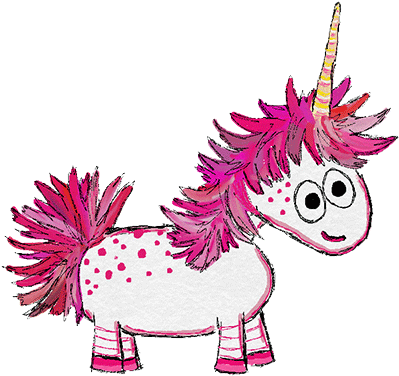 Drawn Unicorn Hand - Unicorn (618x618)