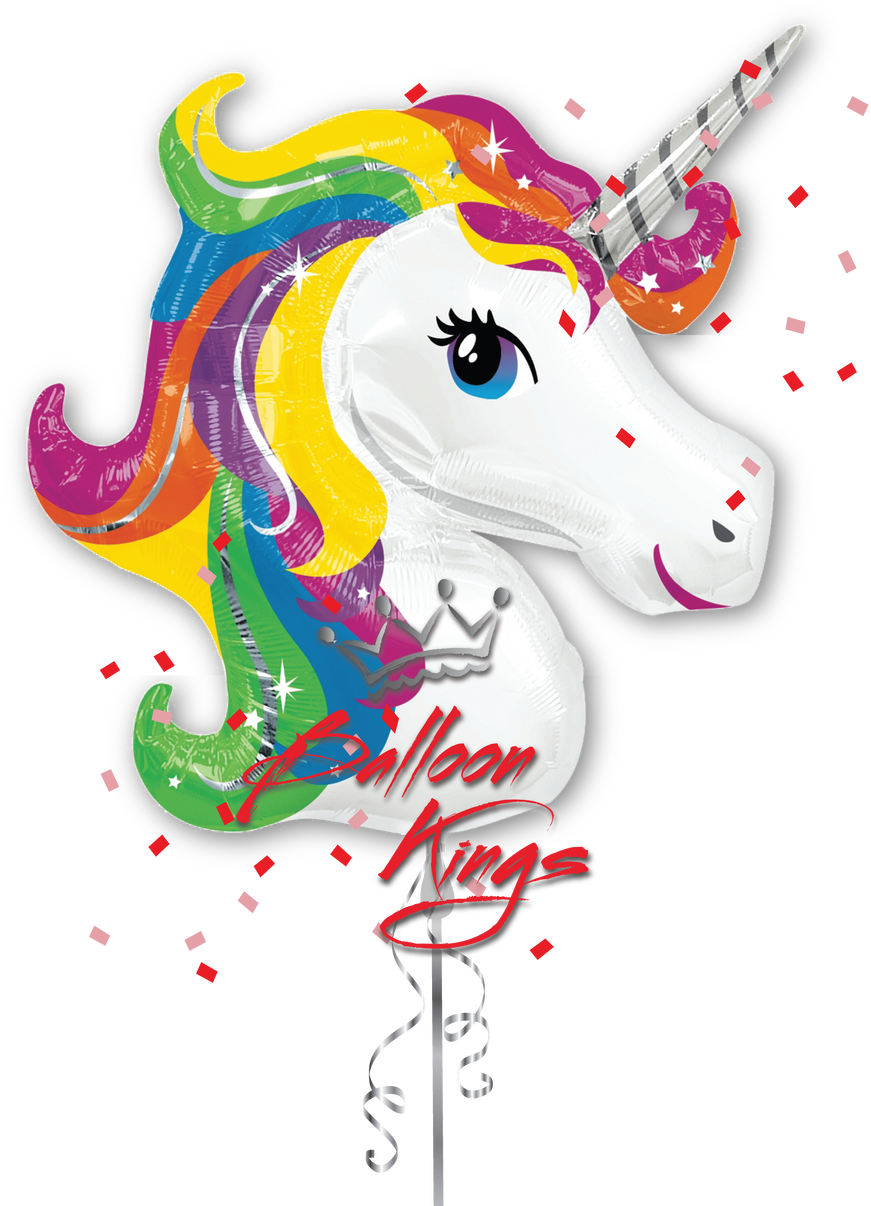 Rainbow Unicorn - Super Shape Unicorn (1280x1280)