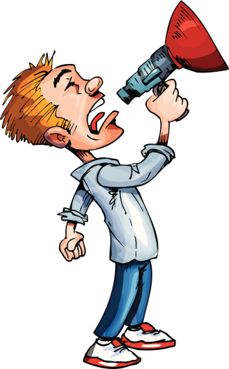 Billy Bob Buttons News - Town Crier Clipart (326x525)