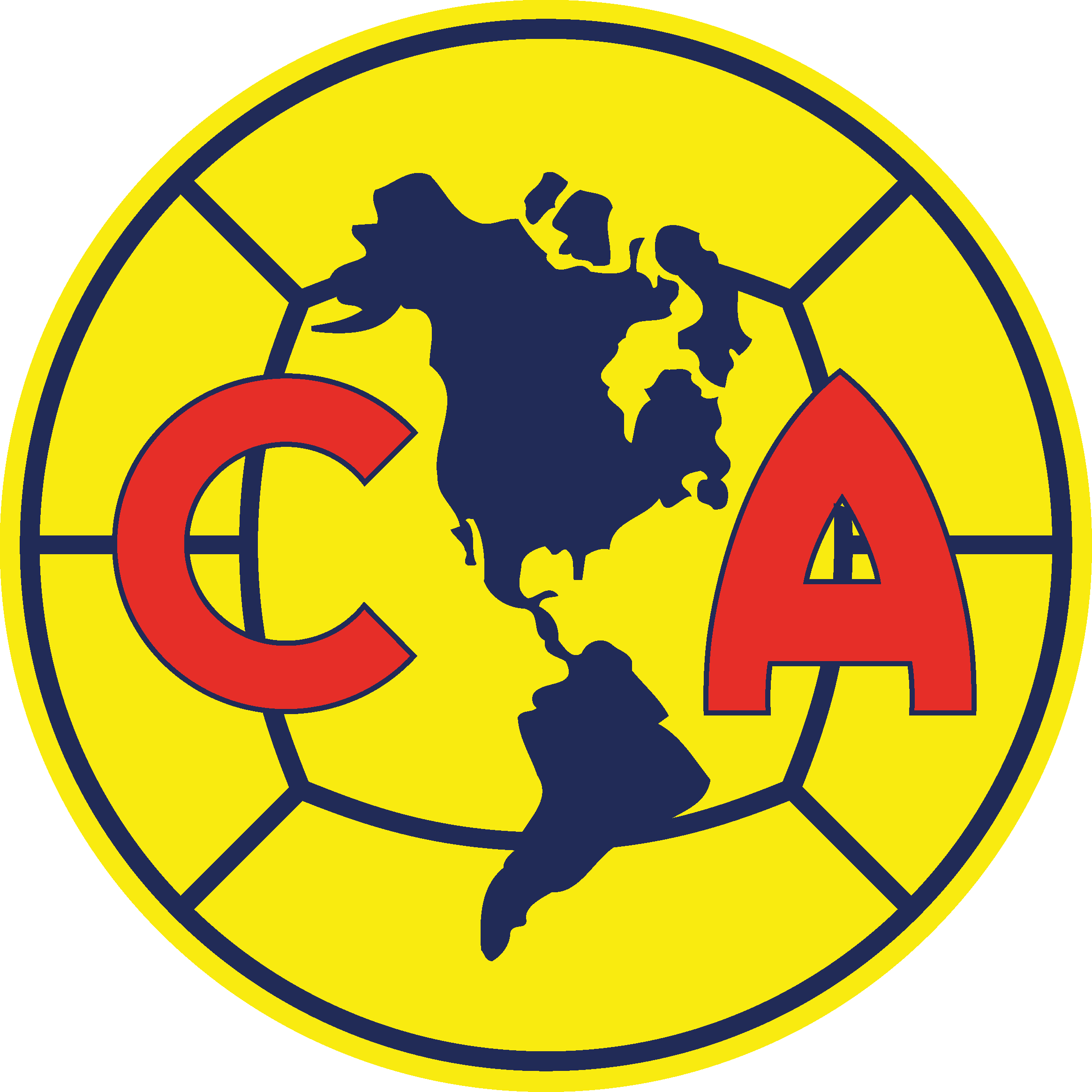 America Logo Club Am Rica Eps File Png Svg Download - Club America Logo Png (2329x2329)