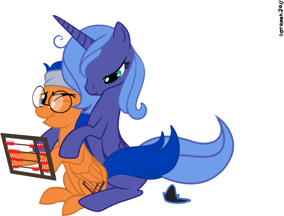 Luna Loves Her Abacus By Dotrook - Luna X Abacus (1061x739)