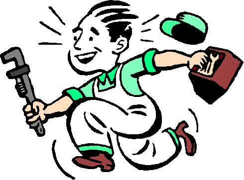 Abacus Affordable Plumbing Offers 24/7 Emergency Plumbing - Running Plumber Clip Art (490x362)