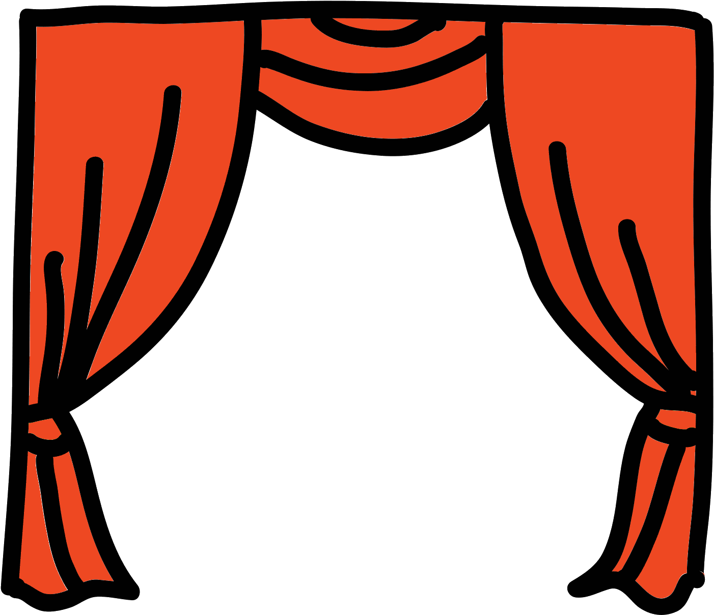 Theatre Curtain Icon - Theatre Curtain Icon (1600x1600)