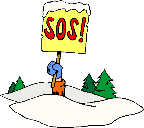 This Phrase Pictures Being Buried By Snow - Snowed Under Idiom (490x437)