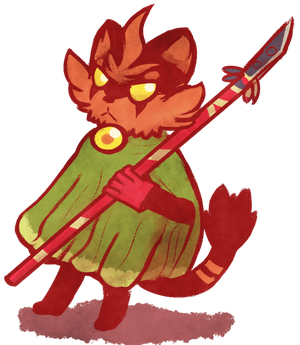 Enkindle Clipart Illustration - Tiger Man Lisa (350x350)