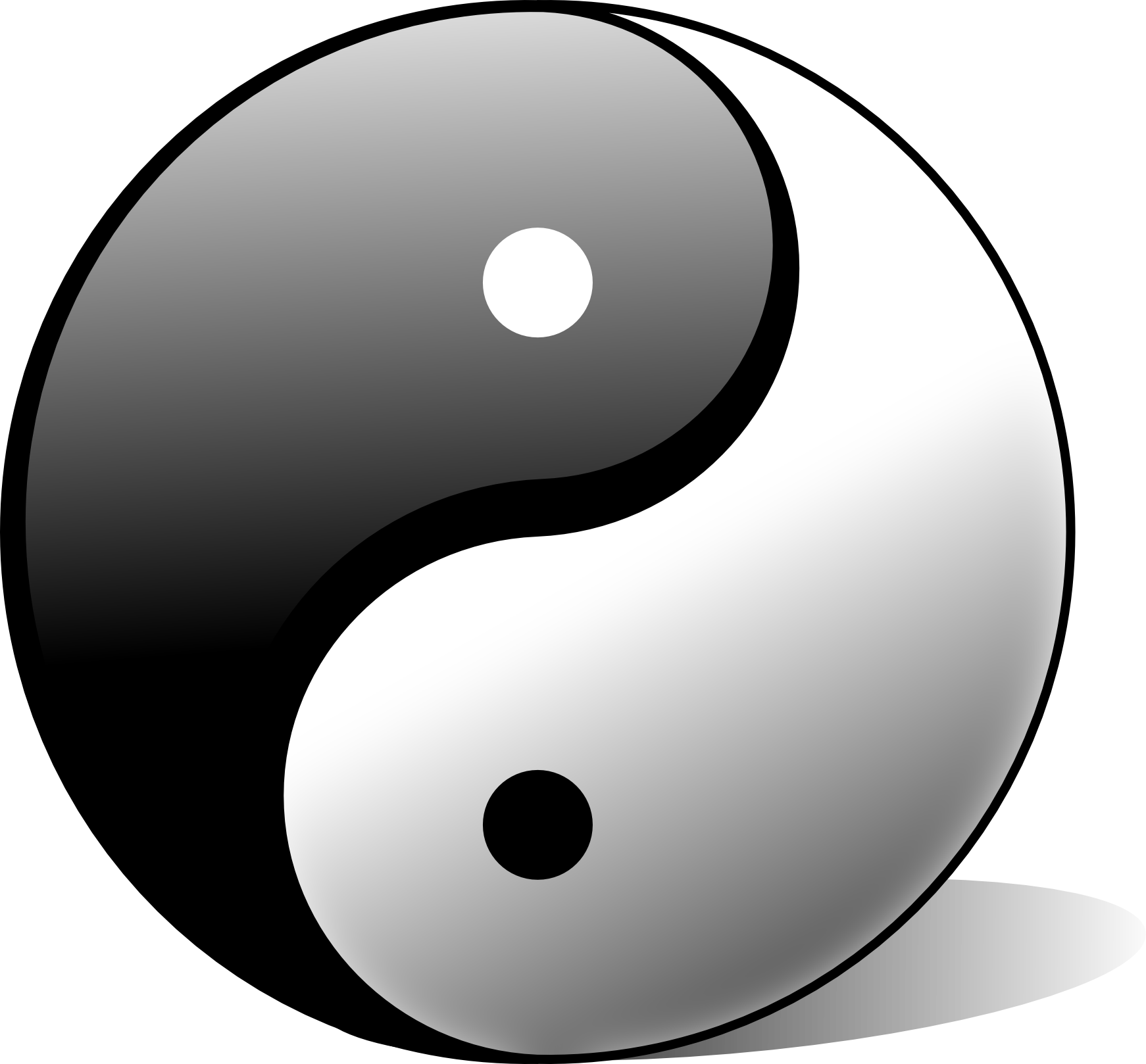 Как выглядит знак янь Fractal Yin Yang Spin by Frank Force on Dribbble