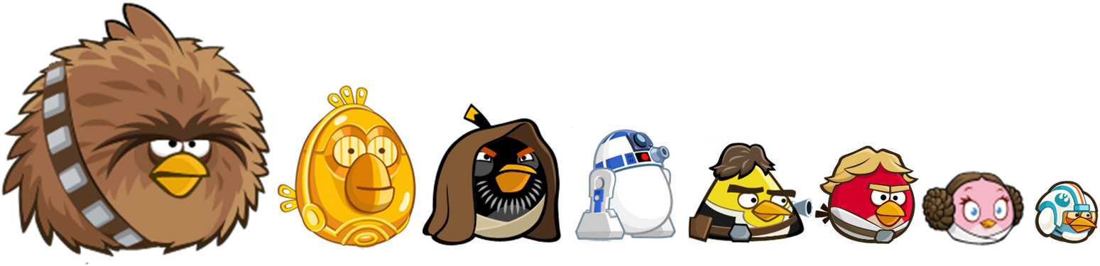 The Latest Addition To Rovio's Angry Birds Franchise - Angry Birds Star Wars Birds (1600x410)