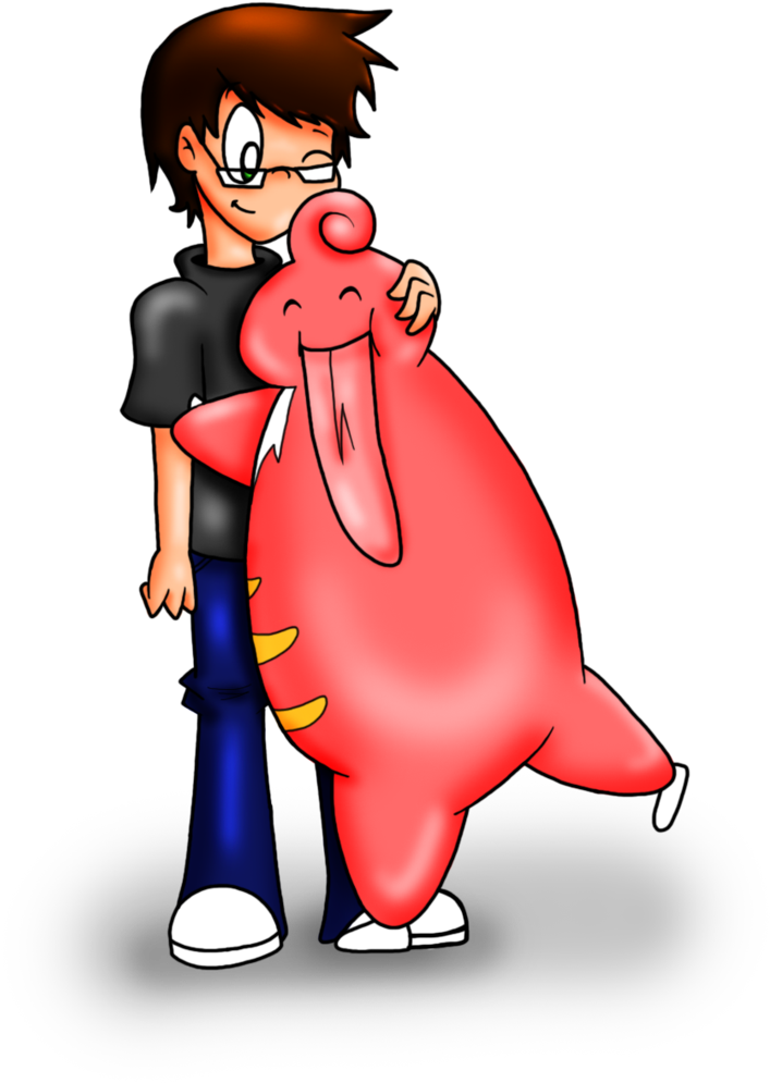Lickilicky Hugged You By Hamsamwich - Cartoon (737x1085)