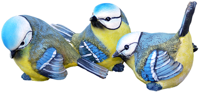 Png, Blue Tits, Decoration, Birds - Bird (690x340)