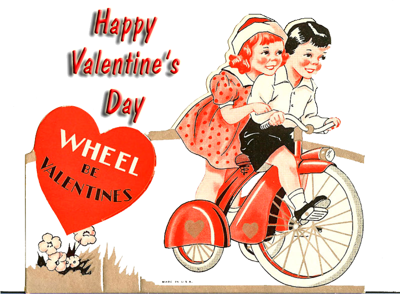 2017 Valentines - Vintage Bicycle Valentine (800x612)