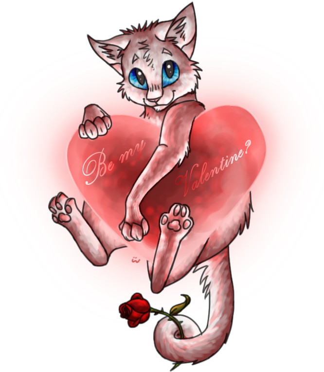 Be My Valentine By Finchwing - Cartoon (665x800)