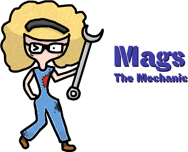 Mags The Mechanic By Funnystufburrito - Cartoon (800x600)