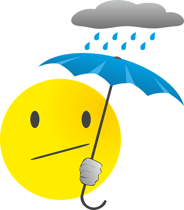 Umbrella Clipart Smiley - Sky Fishing Stars Cartoon Transparent (631x720)