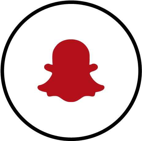 Snapchat Icon - Black Snapchat Logo Png (500x500)